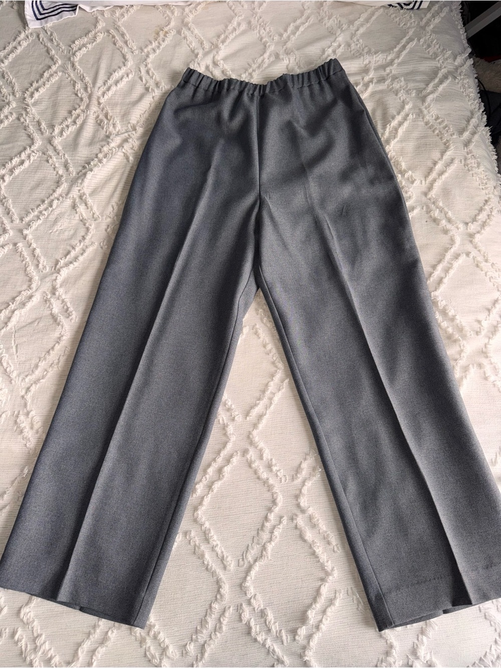 Alfred Dunner Vintage 90s Gray Pull-On Pants – Women’s 18 Made in USA
